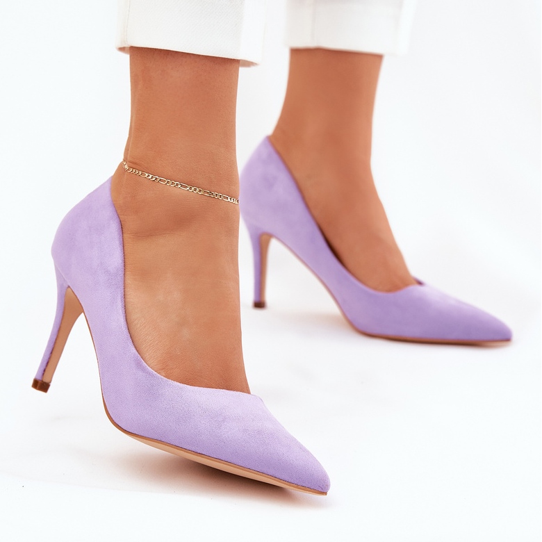 Eco Suede Pins Purple purpur 2