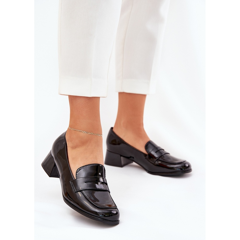 Låghelade svarta pumpar 1