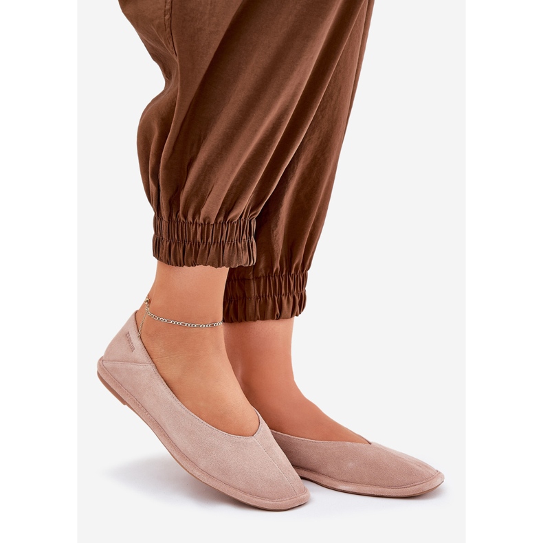 Kvinnors mocka Ballerinas Big Star RR274081 Pink rosa 1