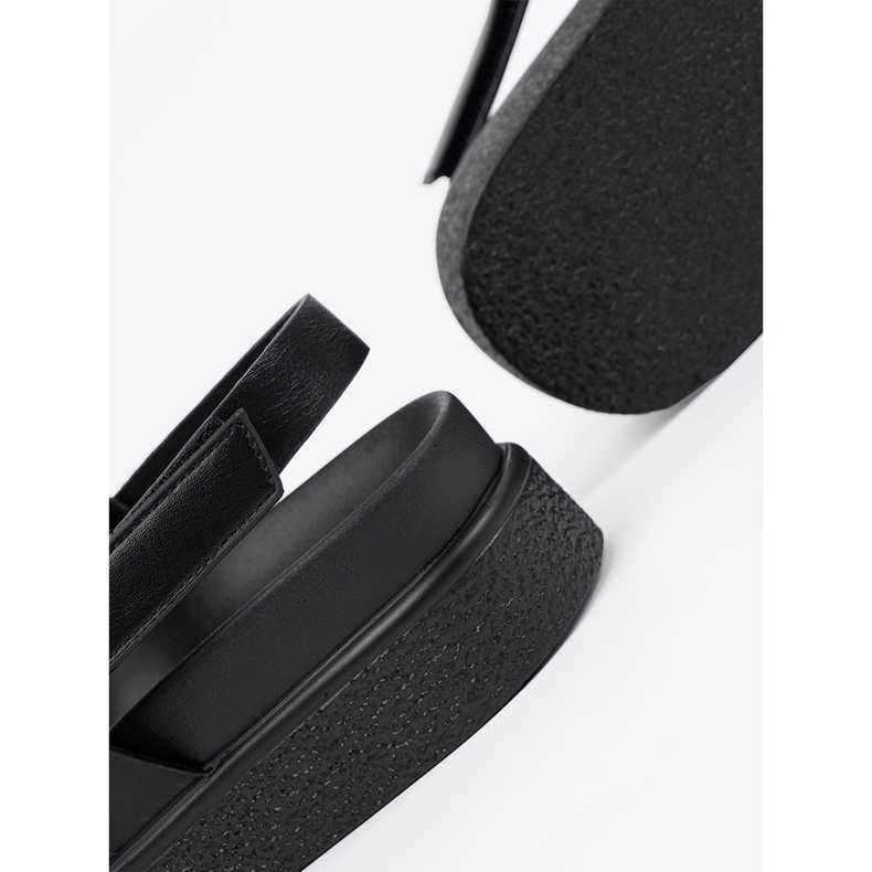 Goodin Klassiska sandaler på den svarta plattformen 1