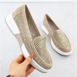 Kvinnors OpenWork -skor på Sergio Leone 094H Golden Platform gyllene 1