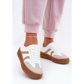 Evento Platformsneakers dam, vit 2