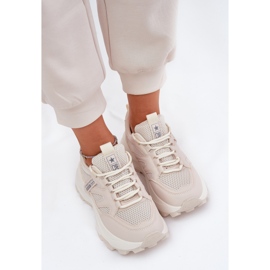 Evento Kvinnors sneakers sportskor på en tjock beige sula 5