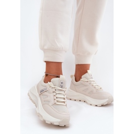 Evento Kvinnors sneakers sportskor på en tjock beige sula 2