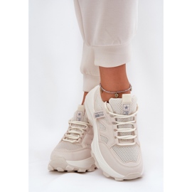 Evento Kvinnors sneakers sportskor på en tjock beige sula 3