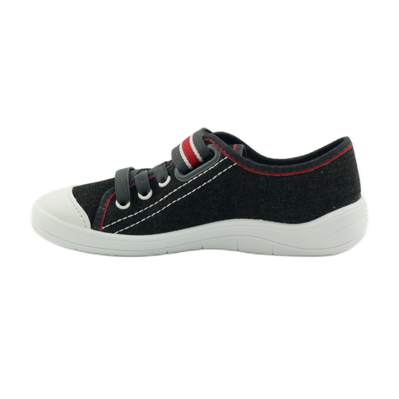 Tofflor av pojksneakers Befado 251y091 svart 2