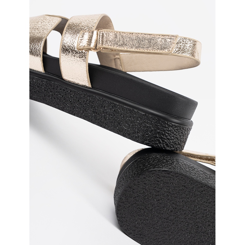 Goodin Klassiska sandaler på guldplattformen gyllene 1