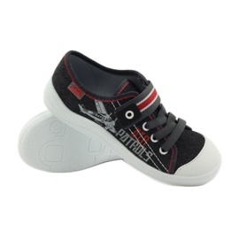 Tofflor av pojksneakers Befado 251y091 svart 3