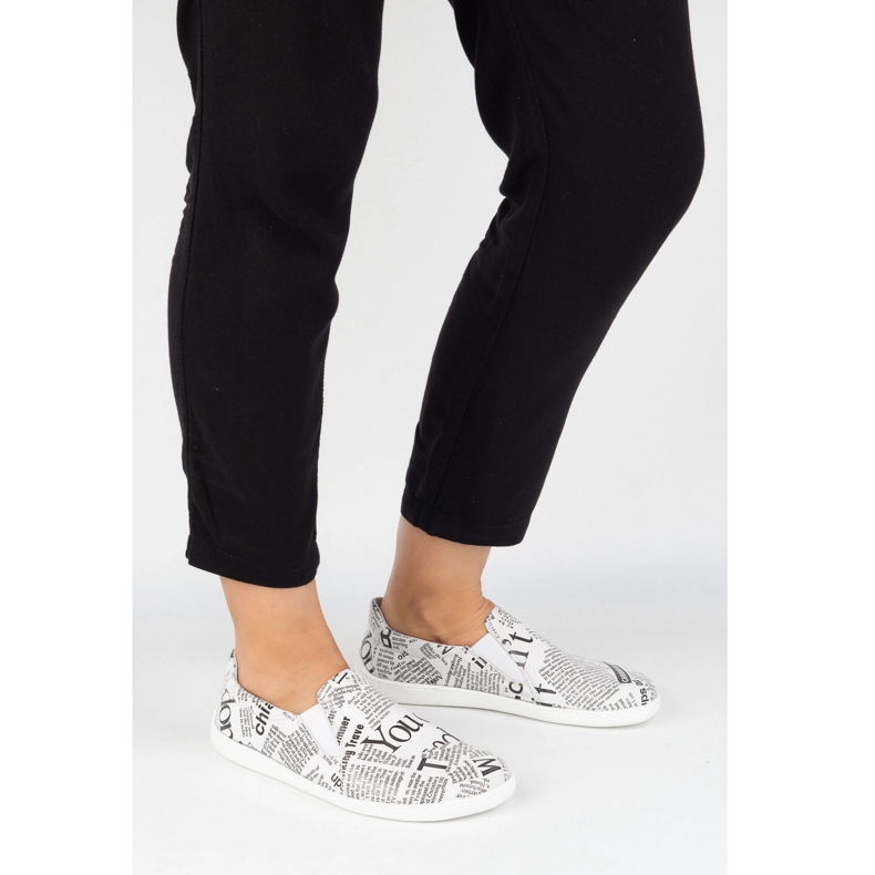 Pollonus Barfota läderkvinnor vit 1