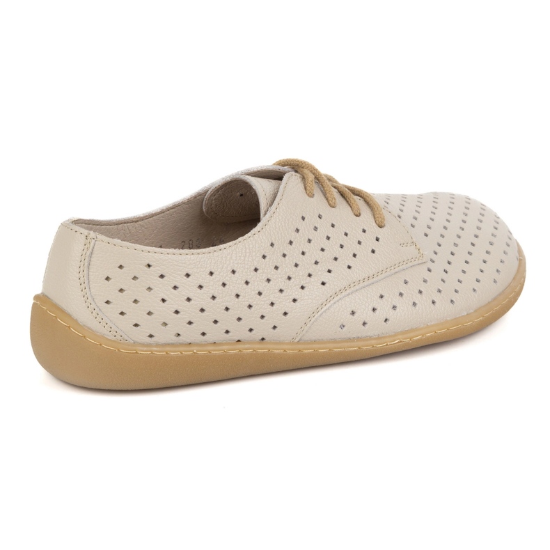 Barefoot Leather Women's Points Pollonus 5-1288-024 Vanilla Verona/Perforation beige 2