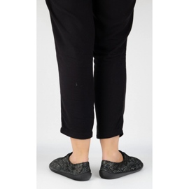 Women's Leather Pollonus 5-1288-028 Black Slange svart 2