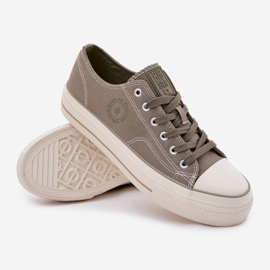 Herrsneakers på Big Star RR174325 -plattformen grön 6