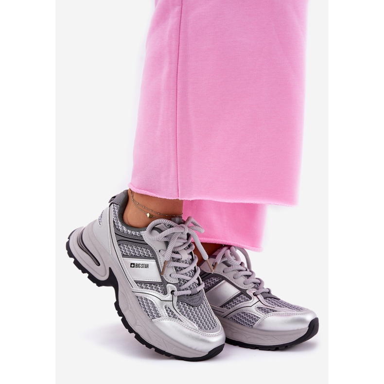 Kvinnors sneakers Big Star RR274A193 Grå 1