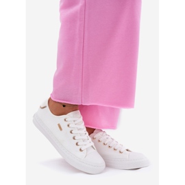 Kvinnors material sneakers Big Star RR274766 White vit 1