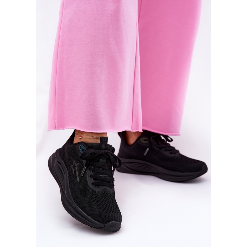 Sneakers Sportskor Kvinnor Big Star RR274A144 Hi-Polish System Black System svart 2