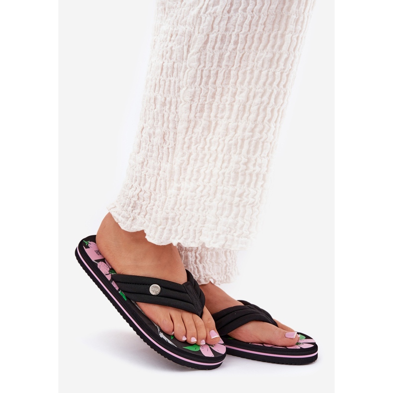 Japanska kvinnors flip flops Big Star RR274A111 svart 1