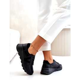 Vinceza 7918 Damsportskor i läder Svart 3