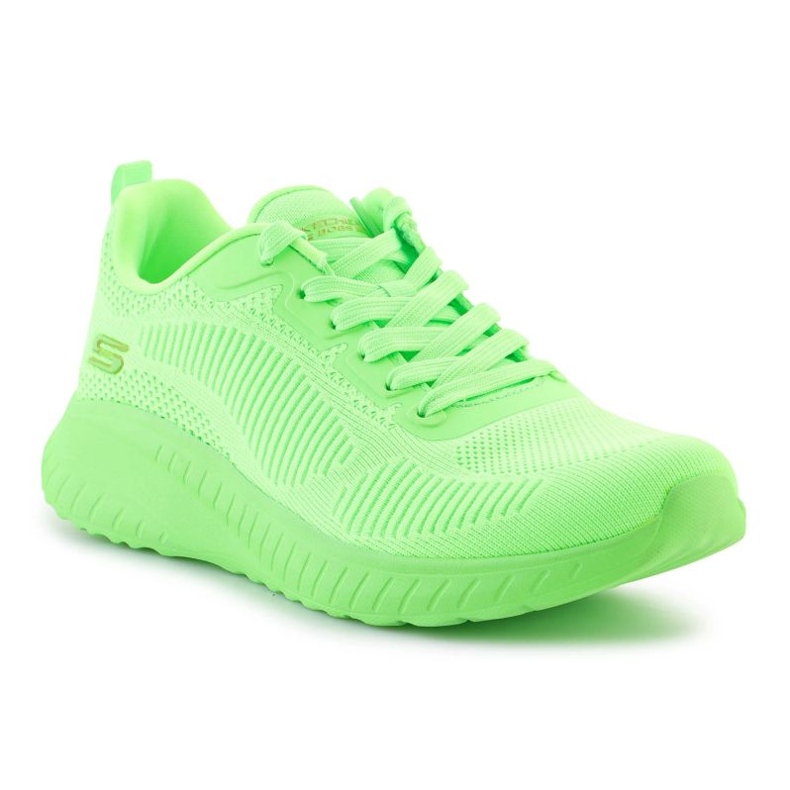 Skechers Bobs Squad Chaos-Cool Rythms 117216-lime skor grön 1