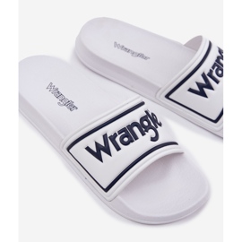 Wrangler Averell Slider Men Low 20251042.1fg White Flip -flops vit 2
