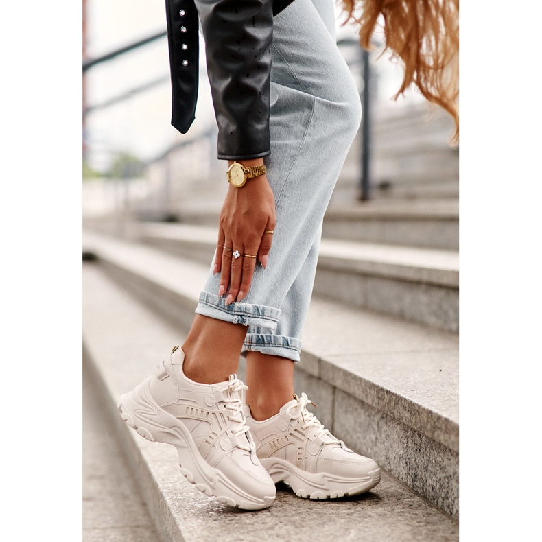 Evento Massiva kvinnors sportskor sneakers beige 1