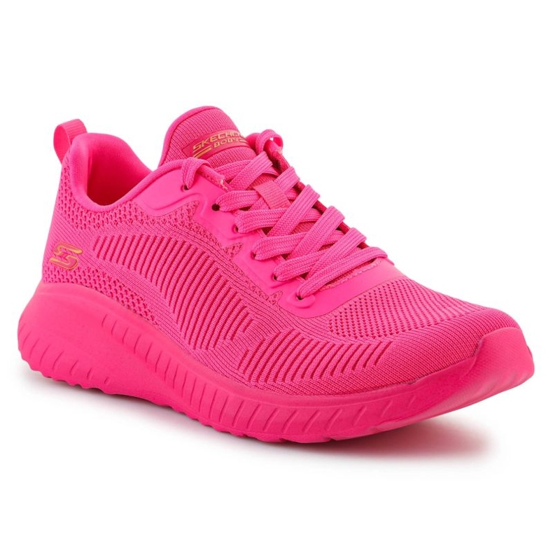 Skechers Bobs Squad Chaos-Cool Rythms 117216-NPNK-skor rosa 1