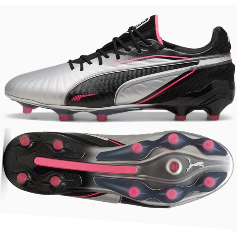 Puma King Ultimate FG/AG 108303-02 Fotbollskor silver- 1