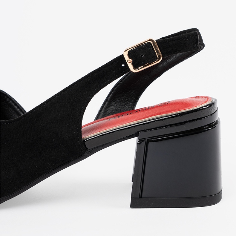 Goodin Svarta mocka sandaler 2