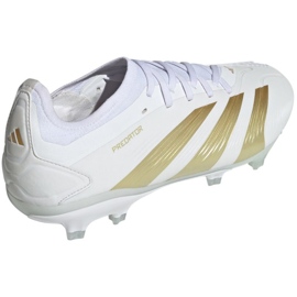 Adidas rovdjur pro fg if6329 fotbollsskor vit 2