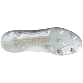 Adidas rovdjur pro fg if6329 fotbollsskor vit 5