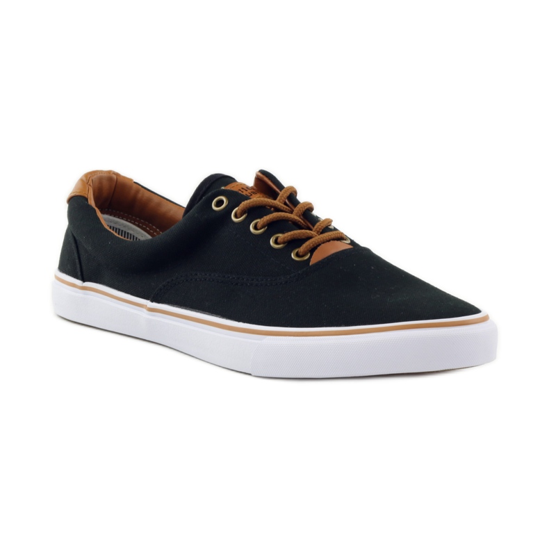 American Club Svarta sneakers bundna 18-65 brun 1