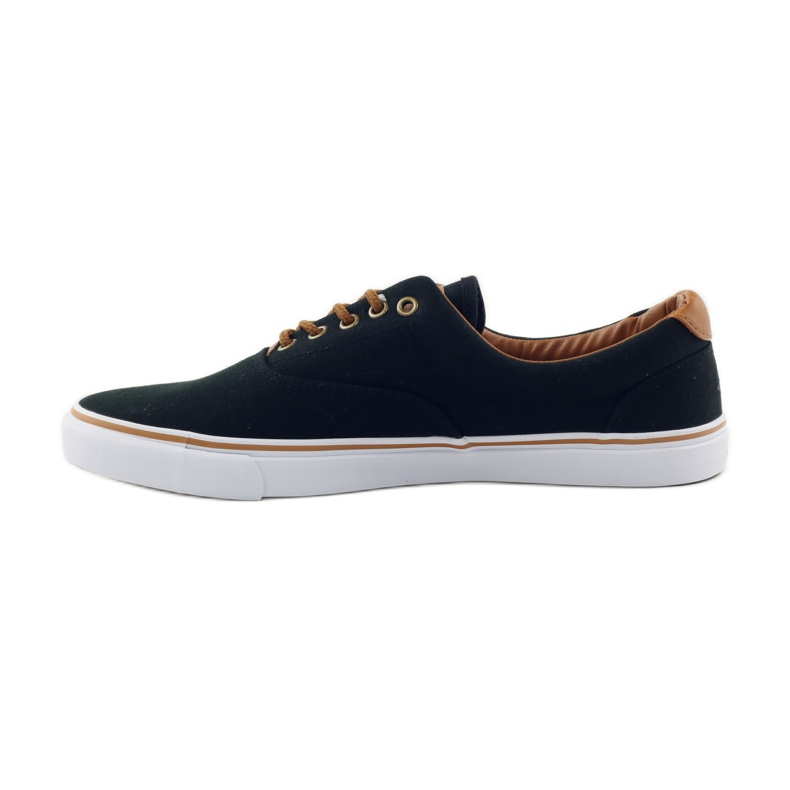 American Club Svarta sneakers bundna 18-65 brun 2