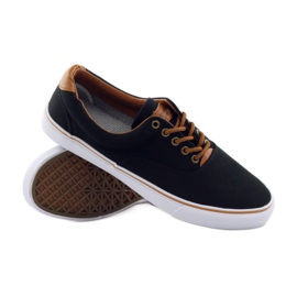 American Club Svarta sneakers bundna 18-65 brun 3