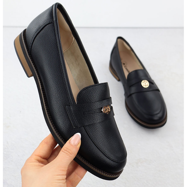 Cambell Kvinnor läderskor svart kamell 00664 1