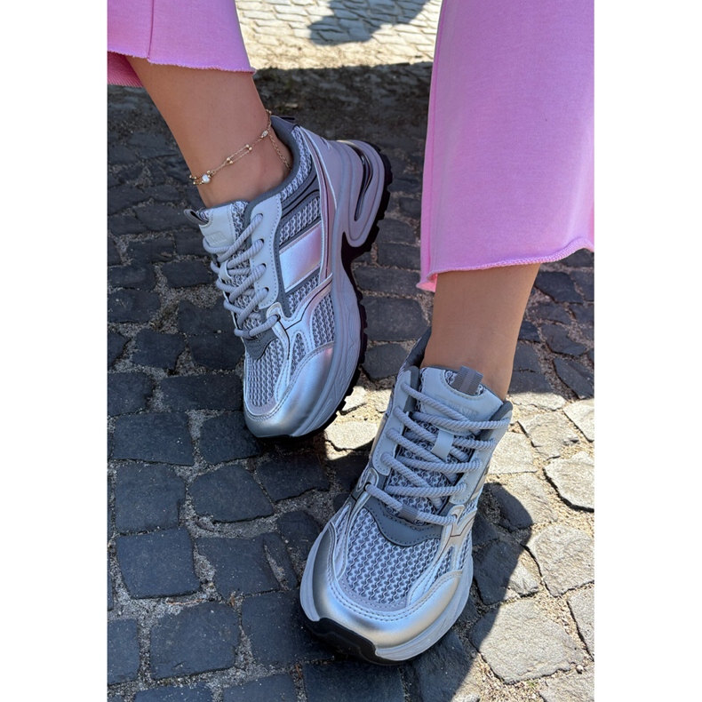 Kvinnors sneakers Big Star RR274A193 Grå 2