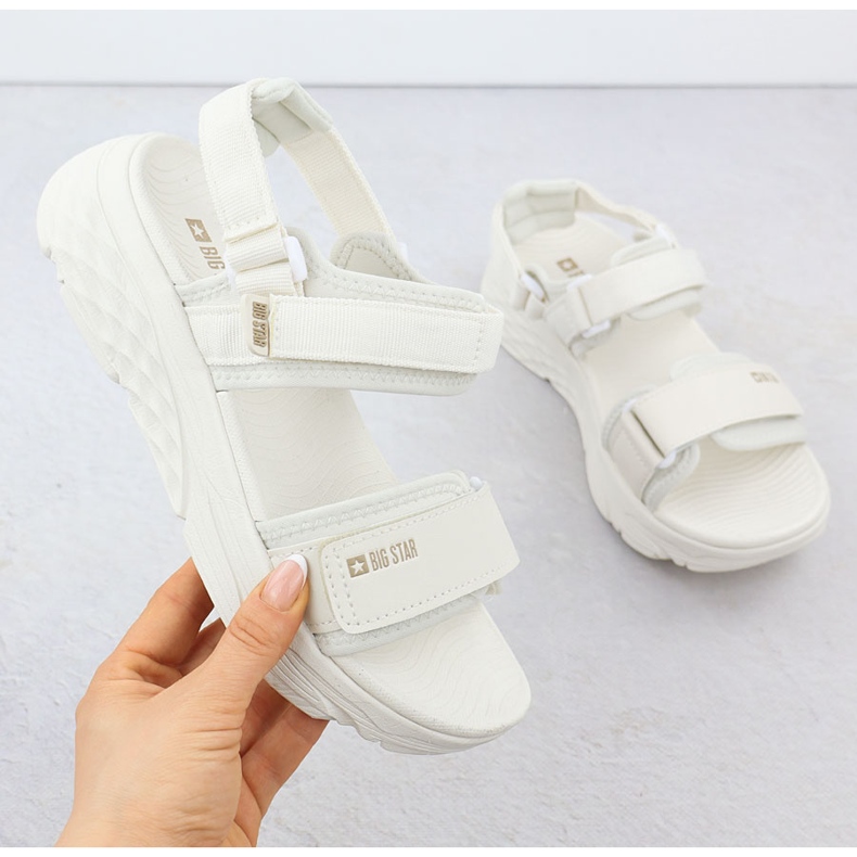 Big Star RR274A076 KVALCRO SPORTS SANDALS beige 1