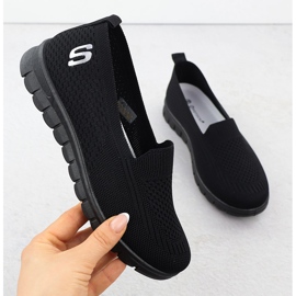 Kvinnors sportskor gled Black Potocki 16327 svart 1