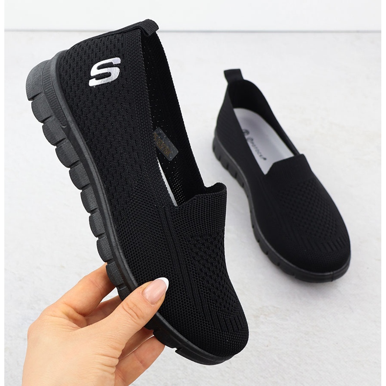 Kvinnors sportskor gled Black Potocki 16327 svart 1