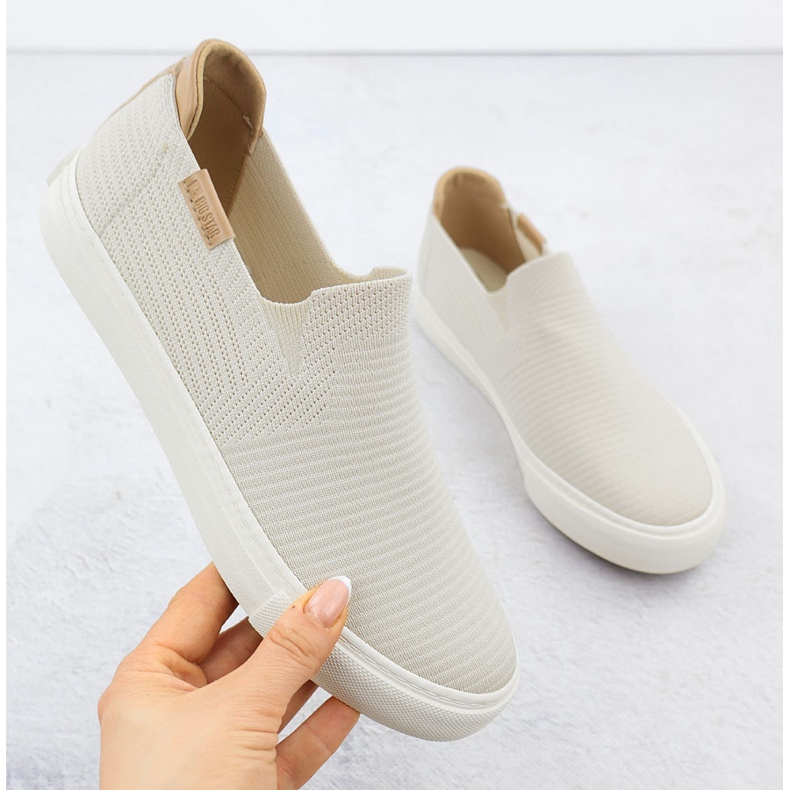Textilsneakers glider på Beige Big Star RR274721 1