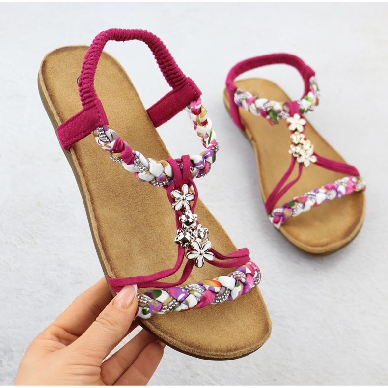 Kvinnors bekväma sandaler Pink Artiker 56C1314 rosa 1