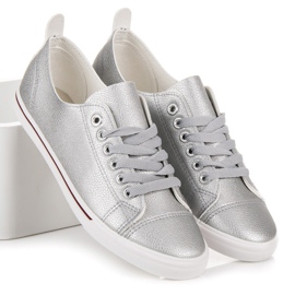 Seastar Silverknutna sneakers grå 1