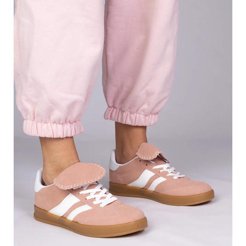 Rosa sneakers kvinnors sport sneakers 1