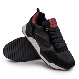 Herrsneakers Memory Foam System Big Star NN174350 Svart 4