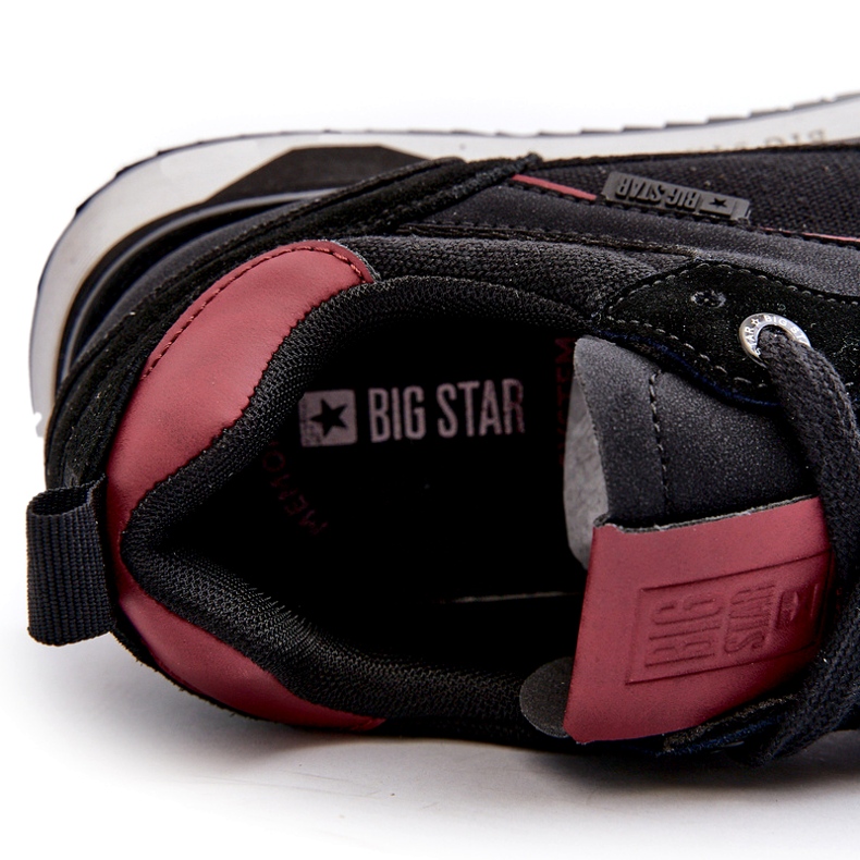 Herrsneakers Memory Foam System Big Star NN174350 Svart 3