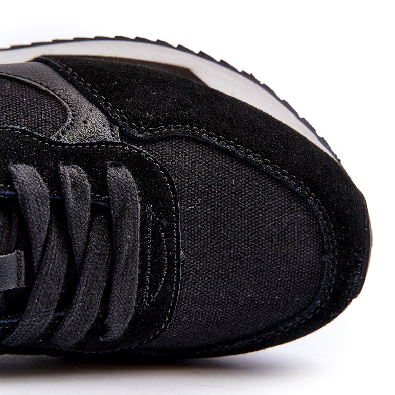 Herrsneakers Memory Foam System Big Star NN174350 Svart 2