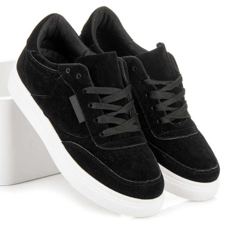 Sneakers på plattformen svart 1