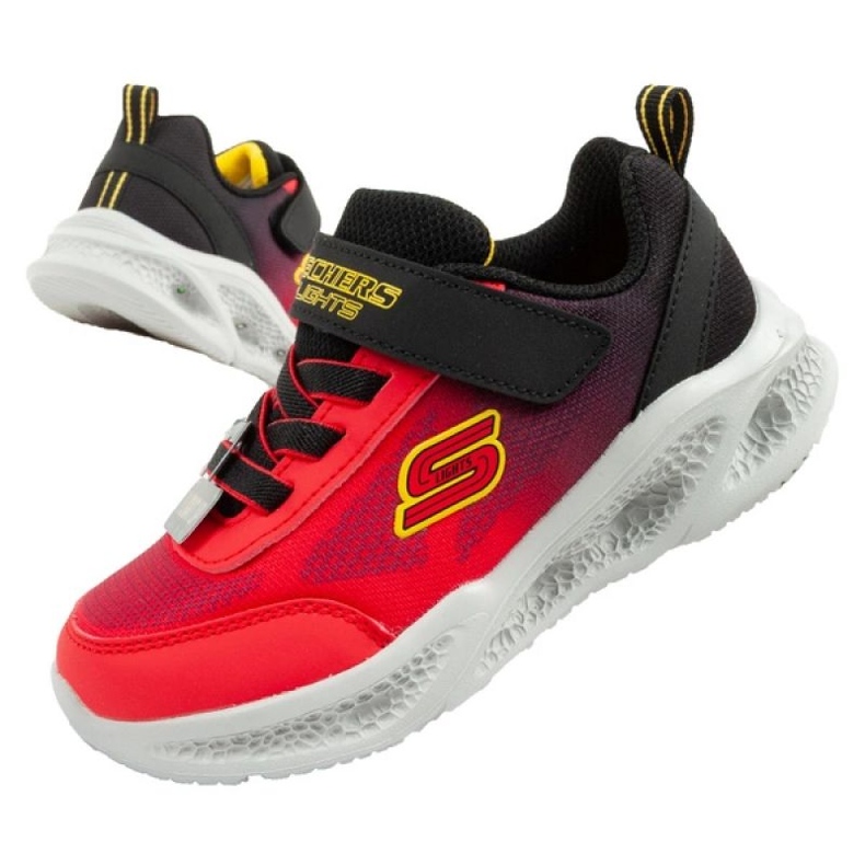 Skechers s Lights-Metteor 401495n/rdbk skor röd 1