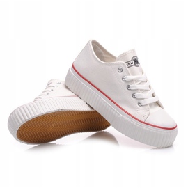 New Age Sneakers På Plattformen Som Creepers vit 1