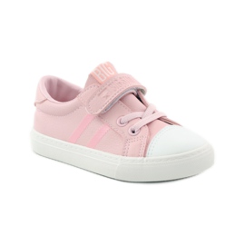 Pink Big Star 374038 sport sneakers rosa vit 1