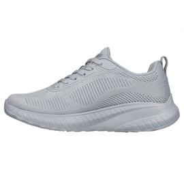 Skechers Bobs Sport Squad Chaos Shoes - Face Off 117209 Ltgy grå 4