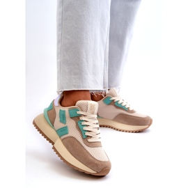 Kvinnors sportsneakers Big Star NN274973 Beige 2